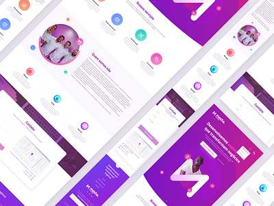 Landing Page Mesha design figma figma design gradient illustration illustrator landing page lightroom photoshop software design ui user experience user interface ux vector web