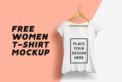 Freebie: Women T-Shirt Mockup branding download mockup free mockup free psd freebie mockup freebie mockup template photoshop round neck tshirt mockup women tshirt