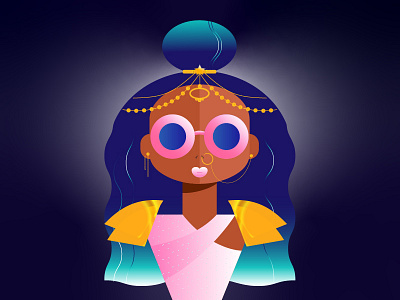 Lady Galactic artstyle character characterart characterdesign design fashion fashioncharacter femme girl illustraion illustration originalart pop vector vector art vector illustration vectorartist vectors