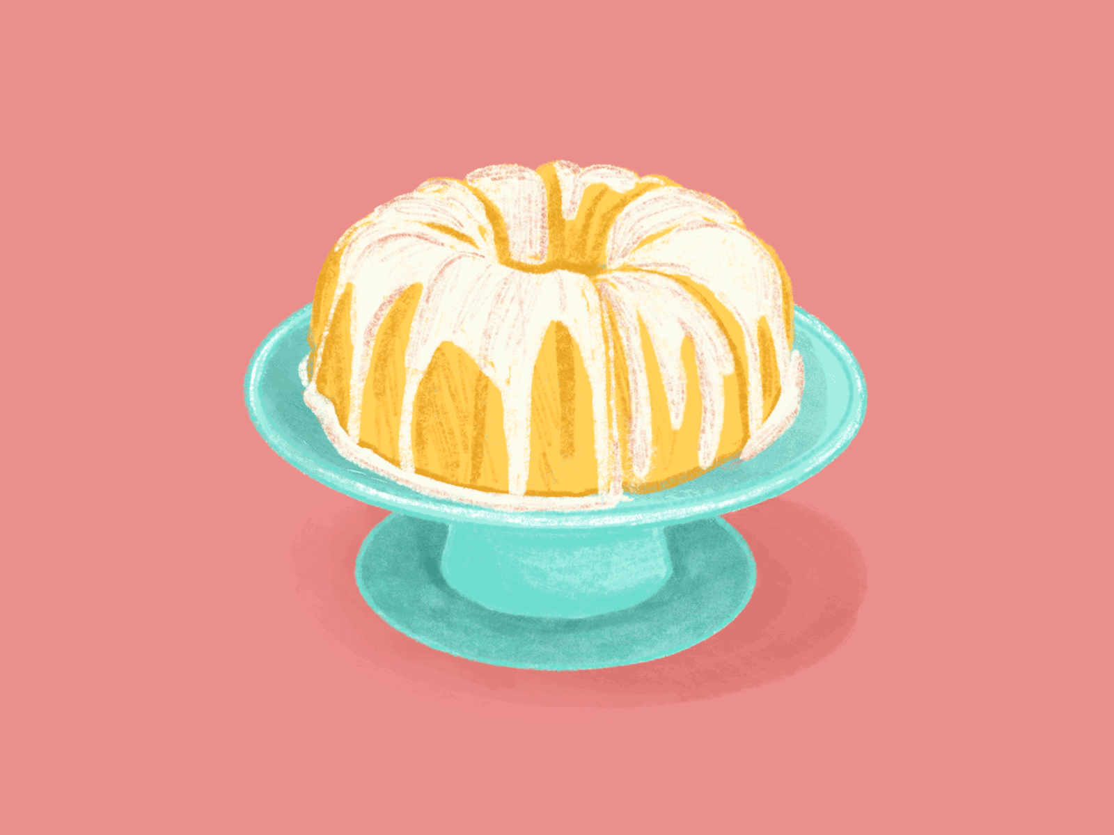 LA Times Bundt animation baking bundt cake cooking digital illustration drawing editorial illustration food food and beverage gif gif animation illustration latimes los angeles times motion restaraunt