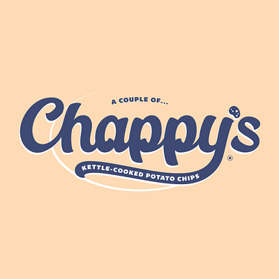 Chappy's Potato Chips lettering logo typemark