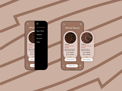 Coffee Subscription App 2020 adobe adobe xd adobexd app beans coffee coffee shop mobile subscription ui user interface user interface design