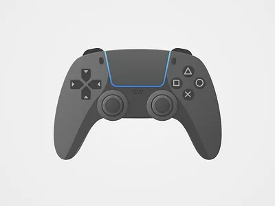 Gaming Controller Dark 2 controller dark dark mode game gaming hardware ps5 vector