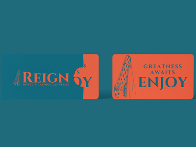 Reign Room Key branding cetti design las vegas reign