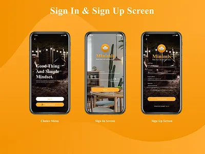 Sign In and Sign Up Exploration app design ios mobile sign in sign up ui uiuxdesign ux