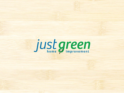 Just Green logo branding logo typography