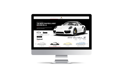 Porsche Experience Center Website Design design sketchapp typography ui ux web design