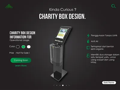 Landing Page Dark Theme dark dark ui design desktop interface landing design landing page product