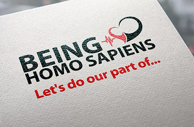 Being Homo sapiens logo design indesignmedia logo logo design