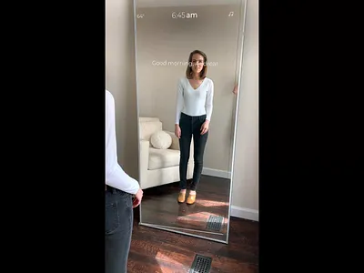 Augmented Reality Smart Mirror Closet ar shopping augmented reality challenge daily design future future ar future ux mirror mirror interface prototype retail shopping smart mirror ui ux virtual virtual reality