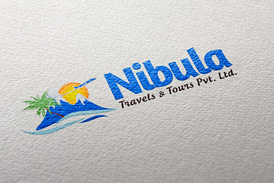 Nibula Travels Tours branding design icon illustration illustrator indesignmedia logo logo design vector