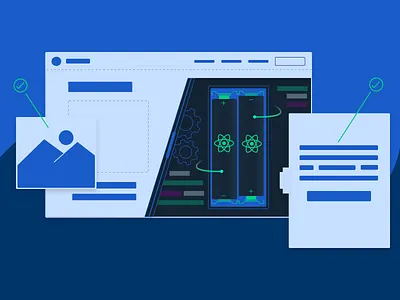 React Native Migration 2d battery browsers browserstack character clean code developer illustration mobile power product react sketch testing ui vector visual web website