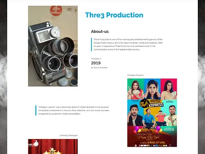 About us page- company adobexd anjit company ui webdesign website
