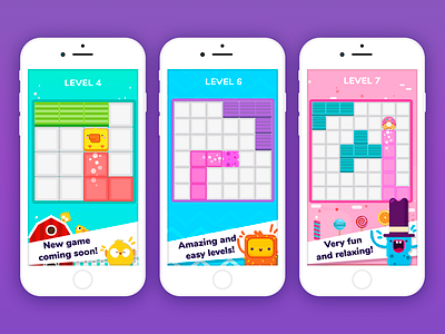 Paint the maze - mobile game casual game color cute design flat fun funny game illustration illustrator maze mobile mobile design mobile game mobile ui paint painting phone ui vector