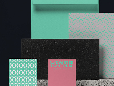 Udvartér teátrum - Theater visual identity - Trasylvania brand clean colors design green hunap hunapstudio logo pattern surface theater theater design