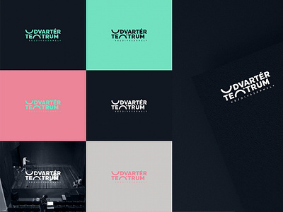 Udvartér teátrum - Theater visual identity - Trasylvania brand design hunap hunapstudio identity logo minimal theater theater design theathre wordmark