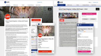 Branded experience for employers- concept branding new design ui