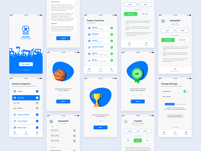 WinPik Sports Prediction app app branding clean design icon illustration ios minimal prediction simple sport ui ux