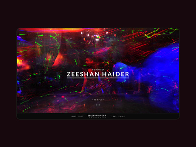 Zeeshan Haider - Portfolio Website branding design designinspiration designinspirations minimal photographer photography photography portfolio portfolio ui ux web web design