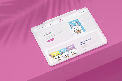 Creative Bunny website arabic arabic typography bunny creative eccomerce flat gift light minimal pink qatar responsive shop store thing ui ux website white