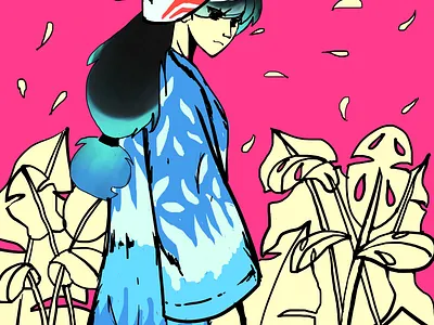 Stay wonder! Kitsune artwork digitalart illustration