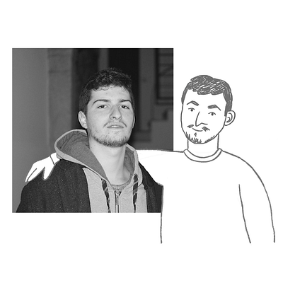 The people interviewed for "Questions to Designers" animation animation animation 2d drawing lineart pencil