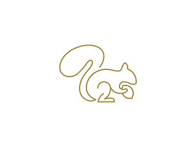 Squirrel Logo Line animal logo icon logo logo line minimalist logo modern logo pictorial mark simple logo squirrel line squirrel logo squirrel vector