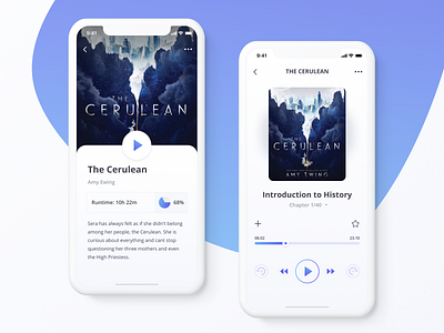 Novelish app app audiobook book design iphone player ui ui ux uidesign