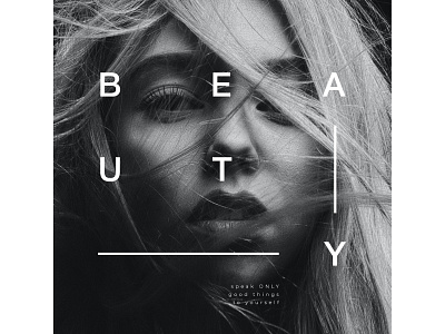 Black and white poster design. beauty beautyface black and white design face minimalism poster poster design posterdesign wisdomthings womanface