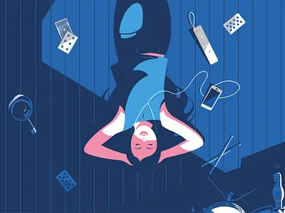 Stay Home ! digital illustration digitalart home illustration illustrator pop art room stay home stay safe stayhome