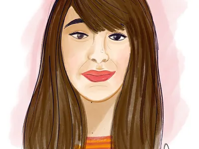 Watercolor portrait | illustration art artist comic illustration ink kyle brushes photoshop portrait art portrait illustration watercolour