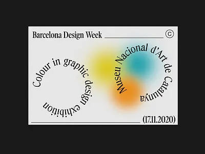Barcelona Design Week - Event concept art direction barcelona brand design brand identity branding branding concept colour design design week event branding typography warm