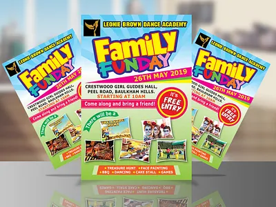 Family Funday Flyer adobe illustrator adobe photoshop cc branding design family funday flyer family funday flyer flyer flyer design graphic design promotional flyer sell sheet