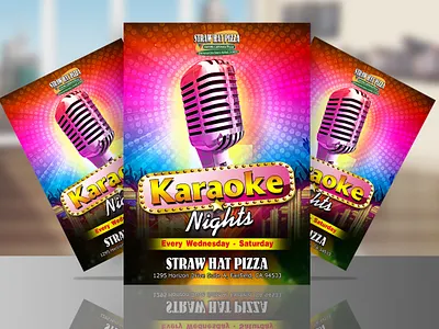 Karaoke Nights Flyer adobe illustrator adobe photoshop cc aliakborripon branding design event flyer flyer flyer design graphic design karaoke nights flyer karaoke nights flyer promotional flyer