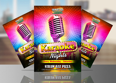 Karaoke Nights Flyer adobe illustrator adobe photoshop cc aliakborripon branding design event flyer flyer flyer design graphic design karaoke nights flyer karaoke nights flyer promotional flyer