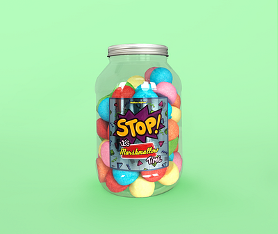 STOP! it´s Marshmallow Time 3d art artist branding characterdesign design diseño graphicdesign illustration logo packaging packagingdesign