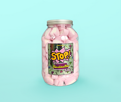 STOP! it´s Marshmallow Time 3d art artist branding characterdesign design diseño graphicdesign illustration logo packaging