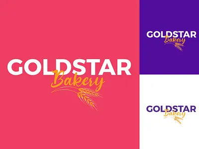 GoldStar Bakery Logo baker bakery bakery logo brand brand design brand identity branding branding design grahicdesign graphic illustration illustration art logo logo design logodesign logotype