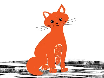 Kitty adobe art cat character design children book illustration cute design digital doodle dribbble hand drawn illustration kitten kitty kitty illustration wacom