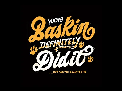 Tiger King ...but can you blame her tho? allegedly baskin carole baskin hand drawn handlettering joe exotic king lettering mctoothy procreate raster sardine oil script texture tiger tiger king type typography