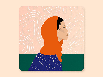 Women’s History Month - Female activist activist award winning colorful female female character girl history illustration pakistan pattern portrait talenthouse vector woman activist women