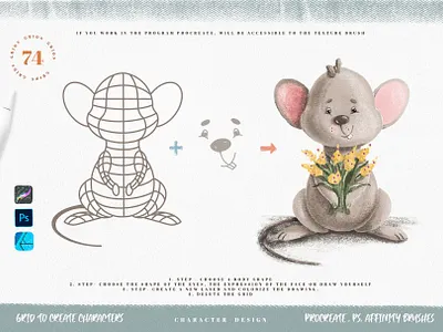 Grids for Creating Cute Characters character generator