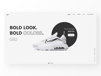 Nike Shoes Webdesign clean clean design desktop desktop app desktop design nike popular shoes sneakers trend trend 2020 trending ui ui design uiux ux ux design webdesign white