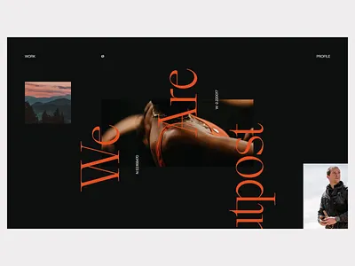 Outpost - Concept Exploration after effect animation branding colour design logo minimal typography ui ux web design