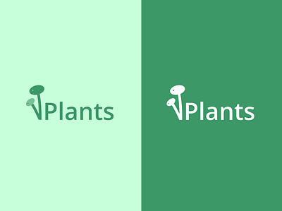 Plants Logo branding design green leaf logo minimal plant plant logo plants logo