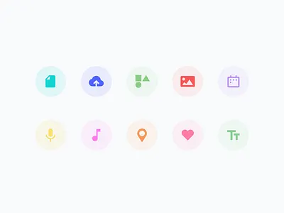 Daily UI Challenge #055 - Icon Set daily ui daily ui 55 daily ui challenge icon icon design icon set iconography symbol ui ui design vector