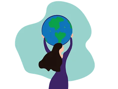 Striving for a better World! adobe illustrator art earth humanity illustration illustrator quarantine savetheearth us we world