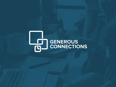 Generous Connections branding communication connect connection connections group identity identity design link links logo logo design speech speech bubble thought bubble