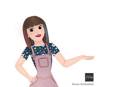 Me as a disney princess cartoon disney vector