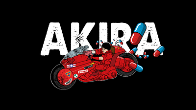 Akira adobe design illustration illustrator japan teeshirt vector vector art